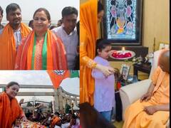UP Election 2022: सपा की हार पर खुशी से झूमी मुलायम सिंह की बहू Aparna Yadav, तस्वीरों में देखिए किस अंदाज में मनाया बीजेपी की जीत का जश्न
