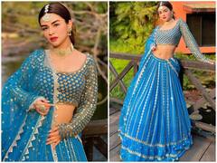 अवनीत कौर ने ब्लू लहंगा पहन बरपाया कहर, बला की खूबसूरती देख लोग बोल पड़ेंगे- कतई जहर!