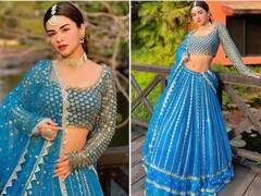 ਅਵਨੀਤ ਕੌਰ ਦੇ ਨਵੇਂ ਬਲੂ ਲਹਿੰਗਾ ਲੁੱਕ ਨੇ ਲੁੱਟਿਆ ਫੈਨਜ਼ ਦਾ ਦਿਲ, ਫੈਨਜ਼ ਬੋਲੇ- 'ਕਤਈ ਜ਼ਹਿਰ'