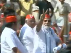 IN PICS | PM Modi Holds Grand Roadshow In Ahmedabad After BJP's Victory In 4 States