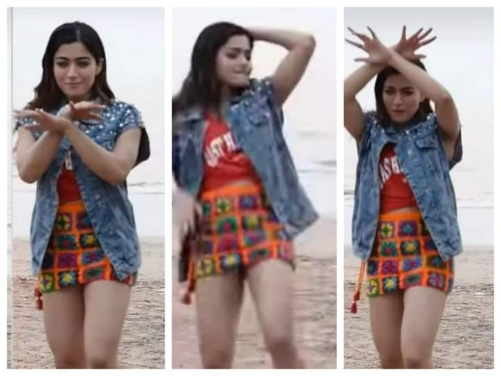 Rashmika Mandanna and Varun Dhawan groove to Thalapathy Vijay’s Arabic Kuthu from Beast. Watch Rashmika Mandanna: పూజా హెగ్డే పాటకు రష్మిక స్టెప్పేస్తే? ఒక్క రోజులో 33 లక్షల లైక్స్ అండ్ కౌంటింగ్!