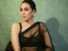 Karisma Kapoor Dazzles In A Sheer Black Saree For Award Night- SEE PICS