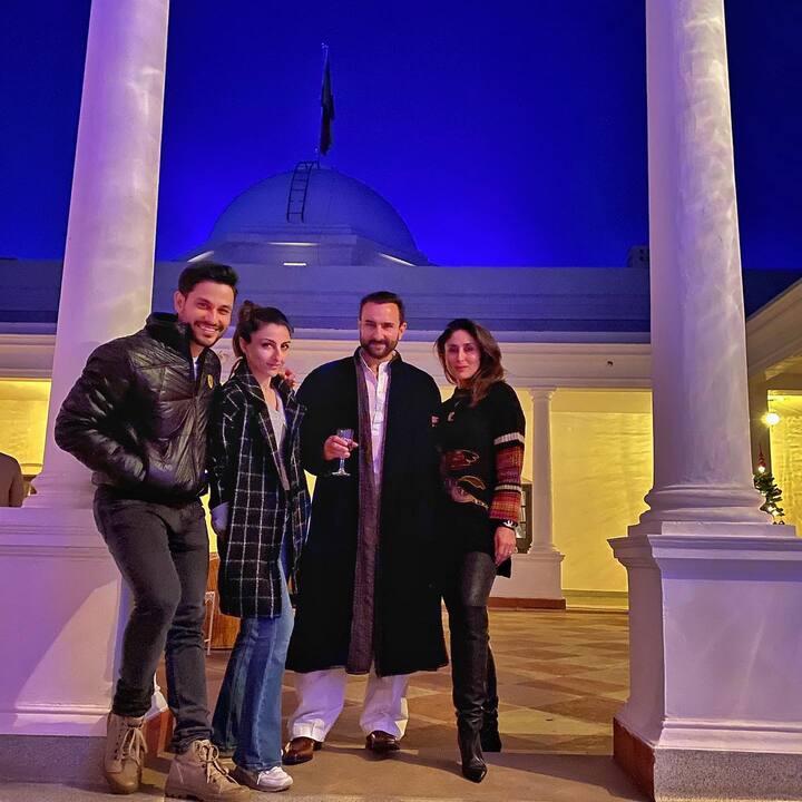 हाथ में वाइन का ग्लास लिए सैफ के ठाठ तो नवाबी हैं ही, साथ ही उनकी बहन सोहा भी इस शाही जिंदगी की शौकीन हैं. इस पैलेस में कदम रखते ही सोहा का नाम बदल जाता है .