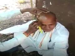 MP News: विधानसभा चुनावों में हार के बाद कांग्रेस कार्यकर्ता ने कराया मुंडन, क्षेत्र के विधायक पर भी लगाया अनदेखी आरोप