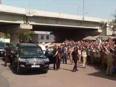 PM Modi in Gujarat: गांधीनगर में PM मोदी ने किया दूसरा रोड शो, सीएम भूपेंद्र पटेल भी शामिल