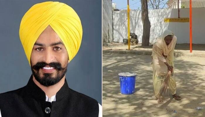 MLA Labh Singh Ugoke mother insisted working as a Sweeper  in Government School ਪੁੱਤ ਦੇ MLA ਬਣਨ ਤੋਂ ਬਾਅਦ ਵੀ ਲਾਭ ਸਿੰਘ ਉੱਗੋਕੇ ਦੀ ਮਾਤਾ ਸਰਕਾਰੀ ਸਕੂਲ 'ਚ ਸਫ਼ਾਈ ਸੇਵਕਾ ਦੀ ਡਿਊਟੀ ਨਿਭਾਉਣ ਲਈ ਬਜਿੱਦ