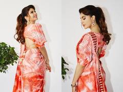 भारतीय नारी वाले लुक में जैकलीन ने जीता फैंस का दिल, एक्ट्रेस को साड़ी में देख फैंस ने थाम लिया दिल