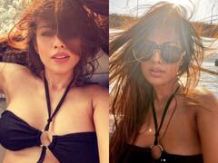 समुद्र की लहरों के बीच बिखरीं निया शर्मा, ब्लैक बिकिनी में शेयर कीं सेंशुअस फोटोज़