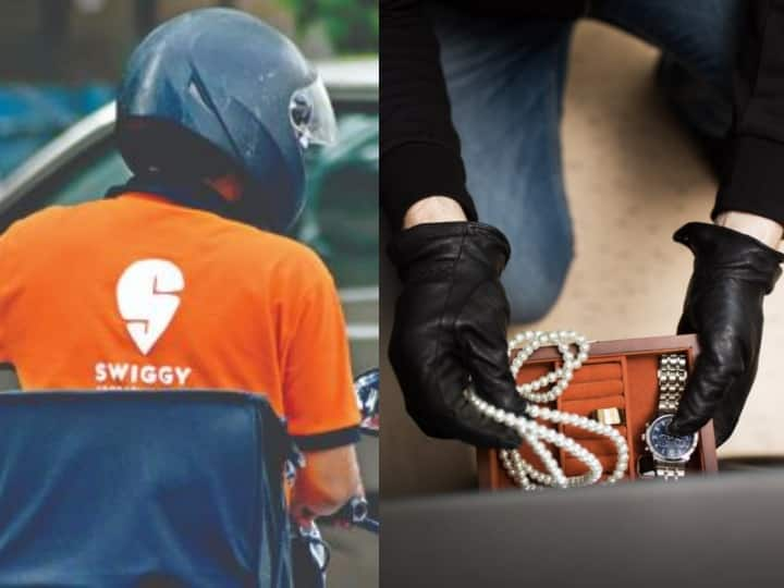 Maharashtra :Swiggy delivery agent, steals gold ornaments and cash Maharashtra : பண்ணாத ஆர்டருக்கு வீட்டு வாசலில் டெலிவரிபாய்! பெட்டிக்குள் கத்தி! திட்டம்போட்டு நகை திருட்டு!