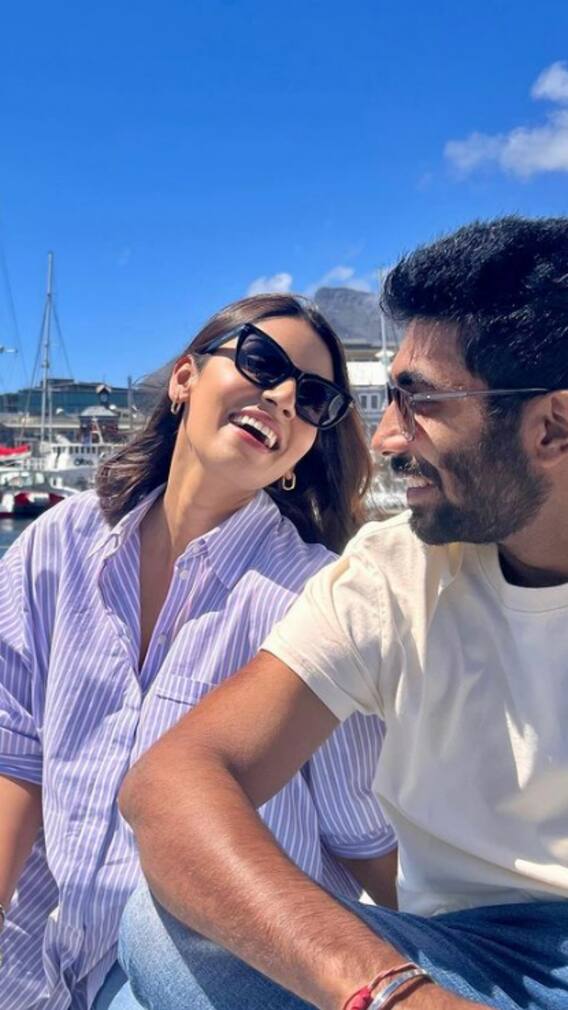 बेहद खूबसूरत हैं जसप्रीत बुमराह की वाइफ संजना गणेशन