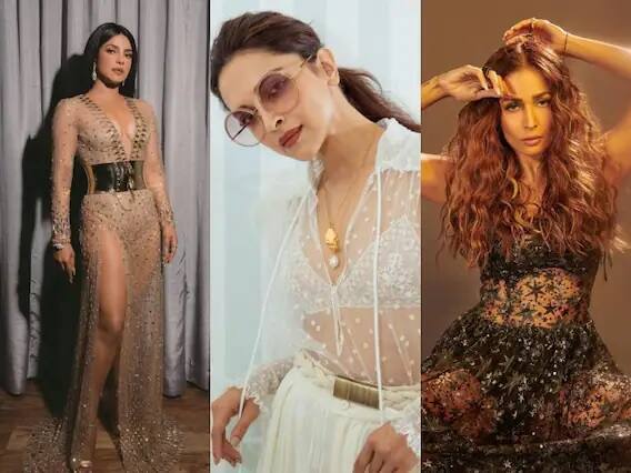 મુંબઇઃ પાર્ટી હોય કે રેડ કાર્પેટ બોલિવૂડ એક્ટ્રેસના કપડાની ખૂબ ચર્ચા થતી હોય છે. અનેક એક્ટ્રેસિસ પારદર્શક ડ્રેસ પહેરીને ચર્ચામાં આવી છે.