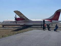 Jabalpur News:জবলপুরে বিমানবন্দরে রানওয়ে থেকে পিছলে গেল যাত্রীবাহী বিমান, অল্পের জন্য রক্ষা