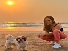 Sophie Choudry Photos: బీచ్ లో సూర్యాస్తమయాన్ని ఎంజాయ్ చేస్తున్న మహేశ్ బాబు ఐటెమ్ బ్యూటీ సోఫీ