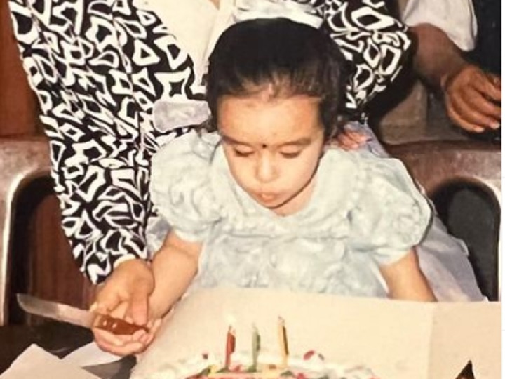 केक की मोमबत्ती बुझाती ये बच्ची पर्दे पर बन चुकी है दाउद इब्राहिम की बहन! क्या आप पहचान सकते हैं?