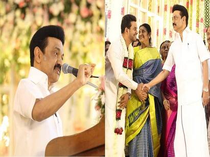 CM MK stalin wish to wife durga stalin on their birthday பயப்படல.. துர்கா ஸ்டாலினுக்கு முதலமைச்சர் ஸ்டாலினின் பிறந்தநாள் சர்ப்ரைஸ்..