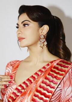 ਭਾਰਤੀ ਮਹਿਲਾ ਦੇ ਲੁੱਕ 'ਚ ਜੈਕਲੀਨ ਨੇ ਜਿੱਤਿਆ ਪ੍ਰਸ਼ੰਸਕਾਂ ਦਾ ਦਿਲ, ਅਦਾਕਾਰਾ ਨੂੰ ਸਾੜੀ 'ਚ ਦੇਖ ਫੈਨਜ਼ ਨੇ ਫੜਿਆ ਦਿਲ