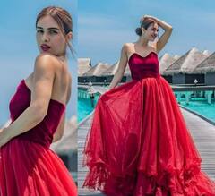 નેહા મલિકનો રેડ ડ્રેસમાં જોવા મળ્યો કાતિલ અંદાજ, જુઓ તસવીરો