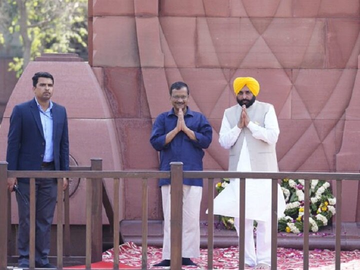 AAP Convener Arvind Kejriwal & Bhagwant Mann Hold Roadshow In Amritsar ...