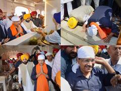 Punjab News: अरविंद केजरीवाल के साथ अमृतसर के वाल्मीकि मंदिर में दर्शन करने पहुंचे भगवंत मान, देखें तस्वीरें