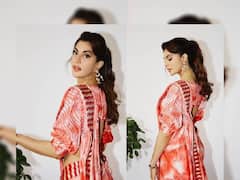 Jacqueline Fernandez : जॅकलिन फर्नांडिसचा देसी गर्ल अवतार! साडी लूकवर खिळल्या साऱ्यांच्या नजरा!