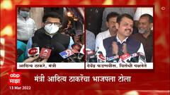 Maharashtra : आदित्य ठाकरे यांच्या टीकेवर Devendra Fadnavis यांचा खोचक टोला