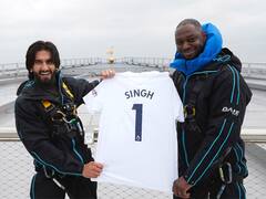 Ranveer Singh Flaunts 'Number 1' Jersey He Got From Football Legend Ledley King