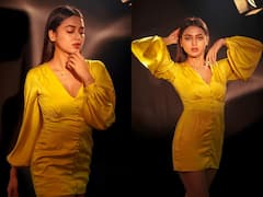 Tejasswi Prakash Shows Her Enviable Side In  A Bright Yellow Dress - SEE PICS