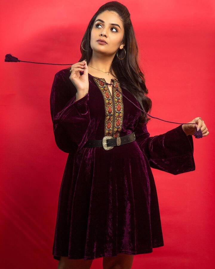 శ్రీముఖి అందమైన ఫోటోలు -Image credit: Sreemukhi/Instagram