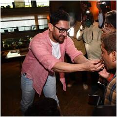 HBD: આમિર ખાને મીડિયા કર્મી સાથે ઉજવ્યો બર્થ ડે, જુઓ સેલિબ્રેશનની તસવીરો