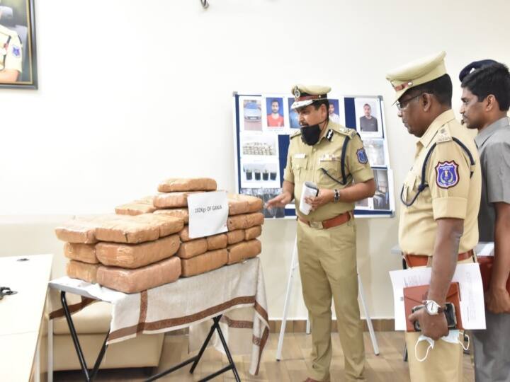 Hyderabad Rachakonda cp Mahesh Bhagwat says ganja gang arrested 222 kgs ganja seized Rachakonda Crime News : అరకు టు హైదరాబాద్ గంజాయి రవాణా, నలుగురు నిందితుల అరెస్టు