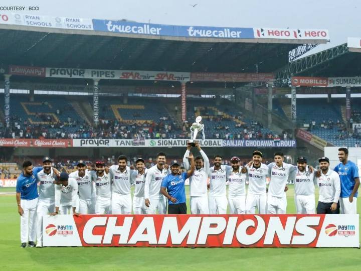 India icc test championship fourth number in points table ind vs sl टीम इंडिया को मिला श्रीलंका के खिलाफ जीत का तोहफा, टेस्ट चैंपियनशिप की पॉइंट टेबल में मिला फायदा