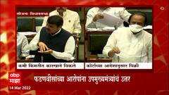 Maharashtra Budget Session: फडणवीसांचा जबाब आणि राजकीय फैरी ABP Majha