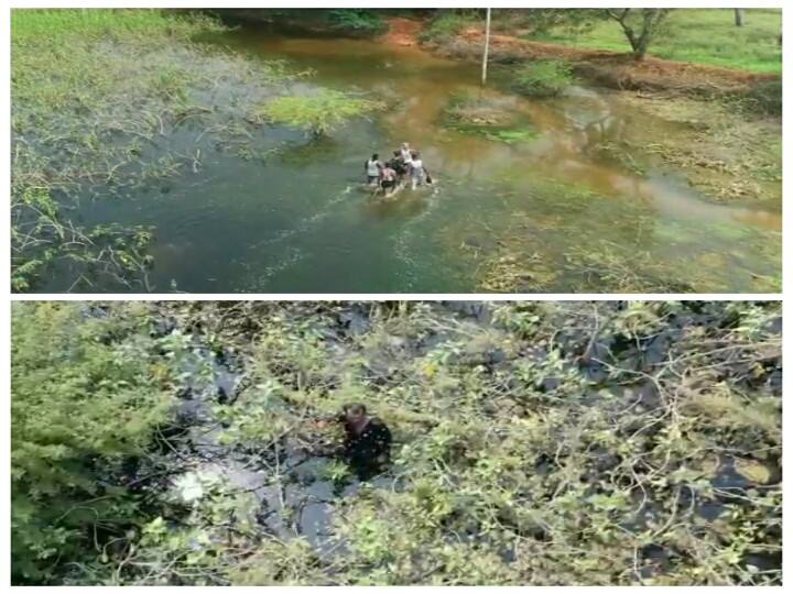 Tenkasi police track down Rowdy who was hiding in the pool with a drone and arrest him in cinema style. Watch Video : குளத்திற்குள் பதுங்கி இருந்த ரவுடி... டிரோன் மூலம் சேஸிங்.. சினிமா ஸ்டைலையே மிஞ்சிய தென்காசி காவல்துறை