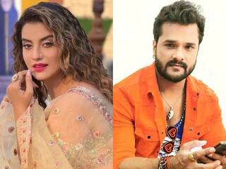 खेसारी लाल को अक्षरा सिंह ने तड़कते भड़कते अंदाज में किया बर्थडे विश, आप भी देखिए