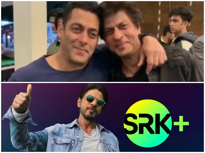 Salman Khan Says 'Aaj Ki Party Teri Taraf Se' As Shah Rukh Khan Announces His OTT Platform ‘SRK+’ Salman Khan Says 'Aaj Ki Party Teri Taraf Se' As Shah Rukh Khan Announces His OTT Platform ‘SRK+’