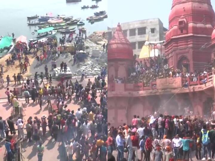होली का त्यौहार जल्द ही आना वाला है. इसको लेकर लोगों में भारी उत्साह देखने को मिल रहा है. ऐसे में आज वाराणसी के मणिकर्णिका घाट में हजारों की संख्या में लोग मौजूद रहे. मणिकर्णिका घाट होली के रंग में रंगा नजर आया. इस दौरान लोगों का उत्साह देखते ही बन रहा था. नीचे की स्लाइड में देखें इस मौके की कुछ खास तस्वीरें.