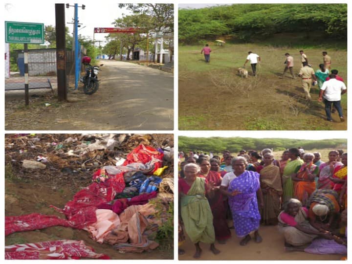 நெல்லை : கை, கால்கள் கட்டப்பட்ட நிலையில் நிர்வாண கோலத்தில் மீட்கப்பட்ட பெண் உடல்.. தீவிர விசாரணை