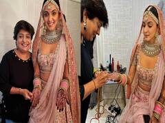 गुलाबी लहंगा, गले में हार, कानों में झुमके और हाथों पर मेहंदी... दुल्हन बनी कियारा आडवाणी! आखिर किससे की शादी?