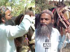 In Pics: पेट्रोल-डीजल हुआ महंगा तो इस शख्स ने शुरु की घोड़े की सवारी, चर्चा में हैं ये तस्वीरें
