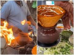 धधकती आग पर शख्स ने बनाया मैजिक मटका डोसा, वीडियो देख मुंह में आ जाएगा पानी