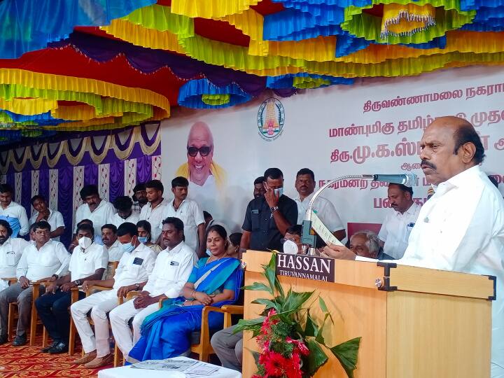 நாமும் காவிரி தண்ணீரை குடிக்கப்போகிறோம் - திருவண்ணாமலை மக்களுக்கு இனிப்பான செய்தியை சொன்ன எ.வ.வேலு