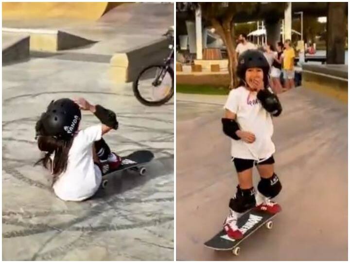 लगातार गिरने पर भी बच्ची ने नहीं मानी हार, 7वीं कोशिश में मिली सफलता Girl did not give up even after falling continuously got success in the 7th attempt लगातार गिरने पर भी बच्ची ने नहीं मानी हार, 7वीं कोशिश में मिली सफलता