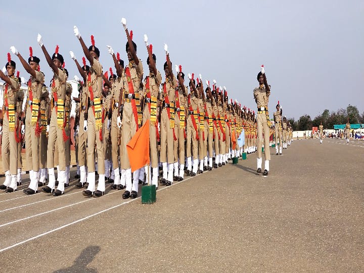 சிவகங்கை: இலுப்பக்குடியில் பயிற்சியை முடித்த இந்தோ - திபெத் எல்லை பாதுகாப்பு படை வீரர்கள்