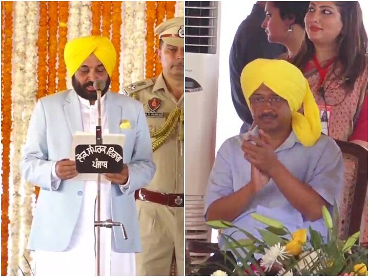 Punjab CM Swearing-In Bhagwant Mann Sworn In As New Chief Minister Punjab Bhagat Singh Ancestral Village Bhagwant Mann Swearing-In: పంజాబ్‌ సీఎంగా భగవంత్ మాన్ ప్రమాణస్వీకారం- ఈ రికార్డ్ గమనించారా?