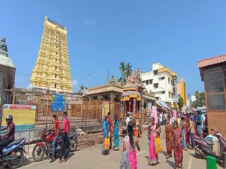 Rameshwaram temple ruthracha malai cheated ராமேஸ்வரம் கோயிலில் ரூ.1 கோடி நகைகள் மறைக்கப்பட்டதாக புகார்.. பக்தர்கள் அதிர்ச்சி..!