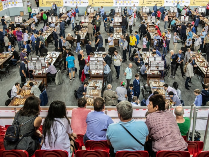 Chennai, Tamil Nadu, India. 30th July, 2022. An international chess player  thinks before making the next move during the second round of the 44th Chess  Olympiad in Chennai. (Credit Image: © Sri