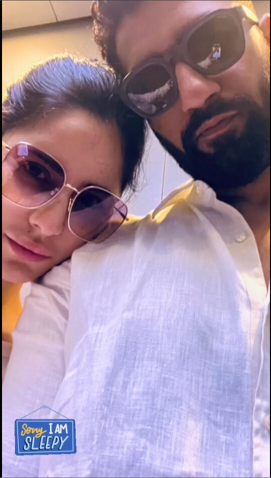 Katrina Kaif Shares Romantic Selfies With Hubby Vicky Kaushal- See Photos