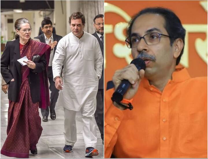 Gandhi family gets Shiv Sena's support, targets G-23 leaders in Saamana ANN विधानसभा चुनावों में हार के बाद गांधी परिवार को मिला Shiv Sena का साथ, G-23 नेताओं को बताया 'सड़ा हुआ आम'