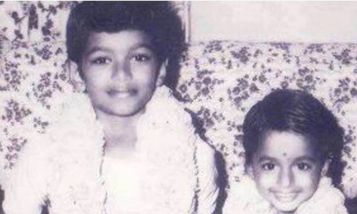 நடிகர் விஜயின் தங்கை வித்யா  3 வயது இருக்கும்போதே உயிரிழந்தார்.