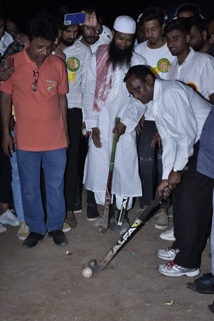 अशोककुमार ध्यानचंद यांनी यावेळी हॉकी खेळून मैदानावरील गोलपोस्टमध्ये गोल देखील केला. तसेच उपस्थित खेळाडूंना त्यांच्या उज्ज्वल भविष्यासाठी शुभेच्छा दिल्या.